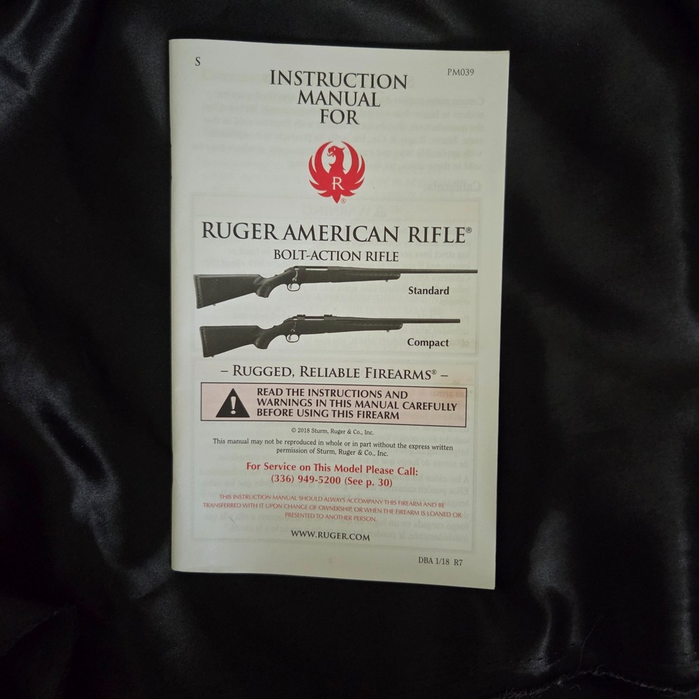 Ruger American Rifle Owners Manual