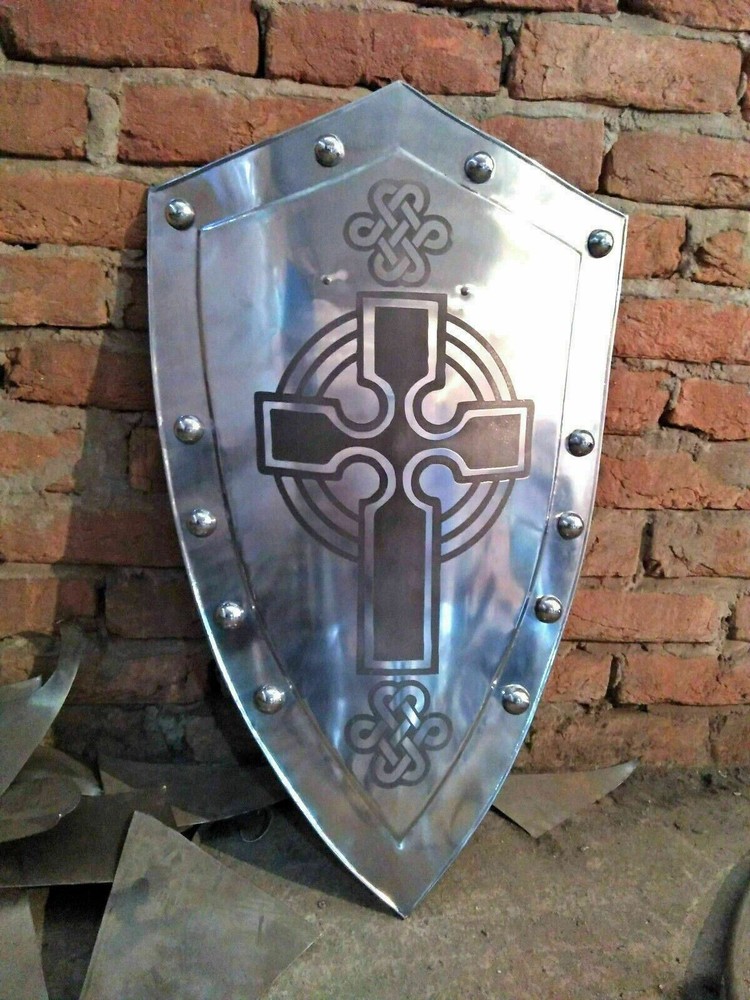 Templar Crusader Shield - Armour Battle Ready Warrior 24'' Shield
