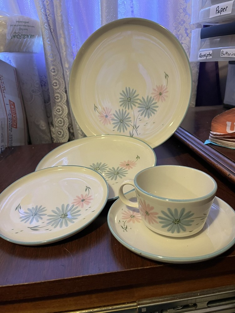 Franciscan Maytime 5 Piece Place Setting MINT