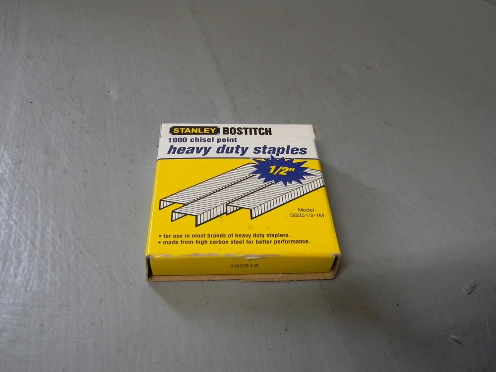 BOSTITCH CHISEL POINT STAPLES