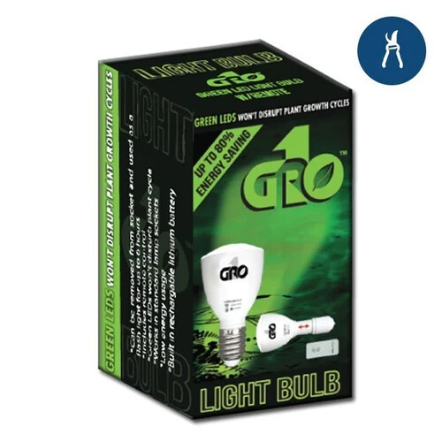 Grow1 Green LED Light Bulb w/ Remote