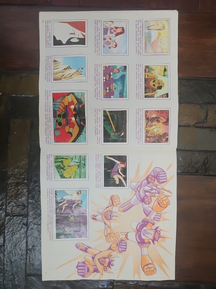 Astro Robot Sticker Album Incomplete