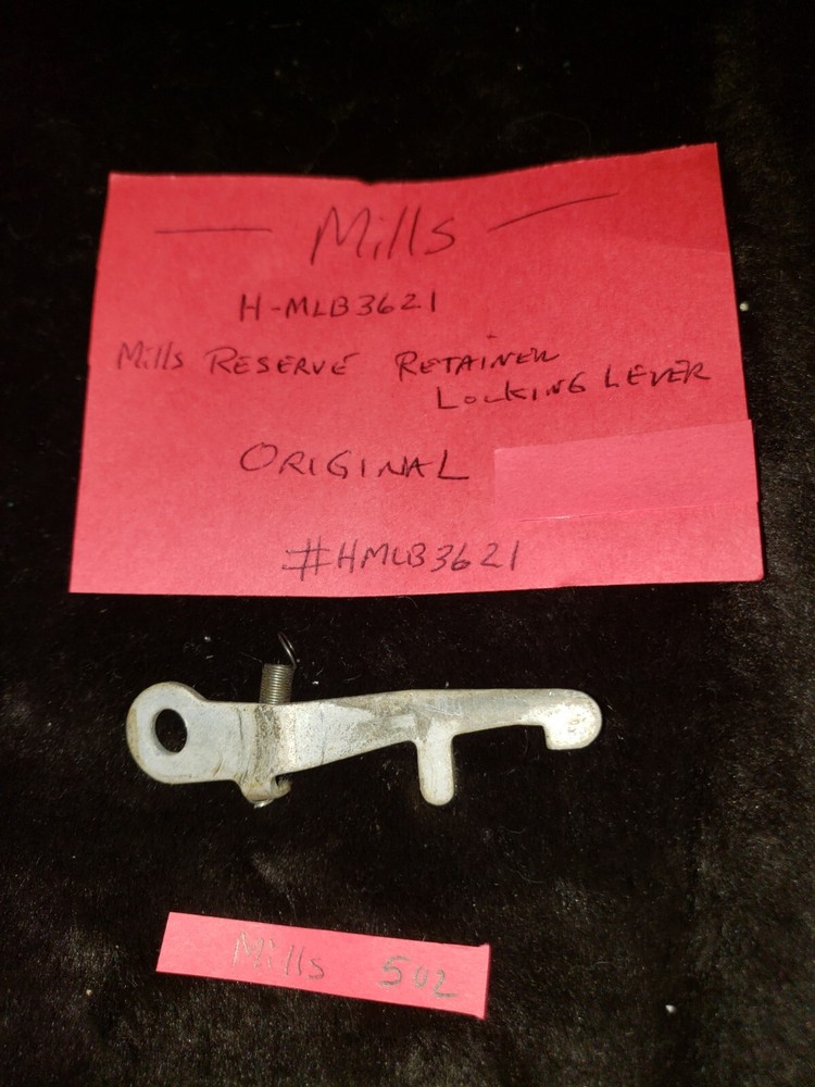 ORIGINAL REPLACEMENT MILLS RESERVE RETAINING LOCKING LEVER #H-MLB3621-502