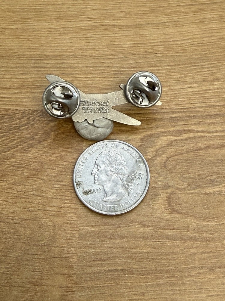 WWII Bomber Aeroplane Air Force Lapel / Hat pin.