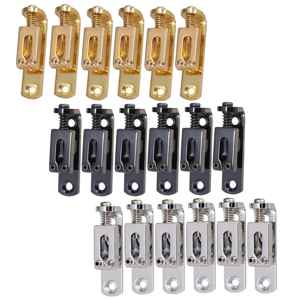 6x Individual Single Bridge Saddle Screw for 6 strings