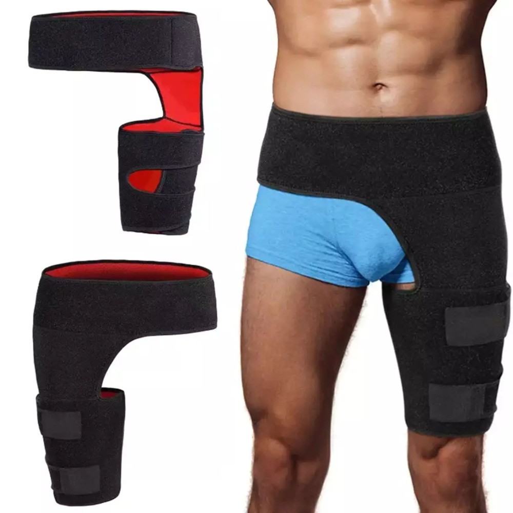 Thigh Hip Brace Compression Groin Support Wrap for Sciatica Pain Relief Thigh