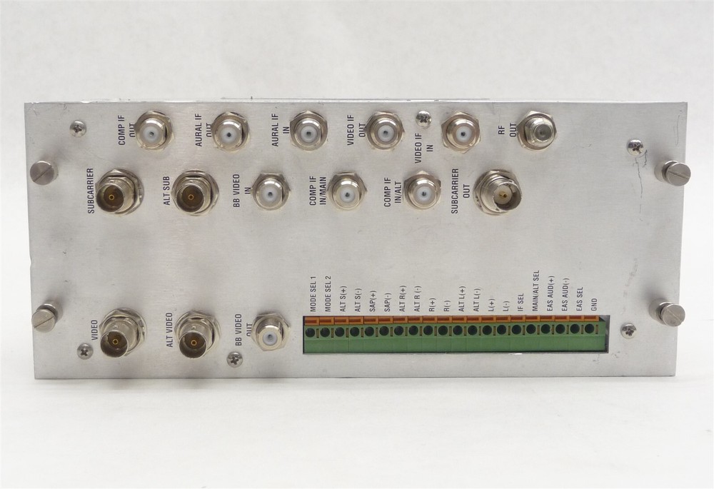 SCIENTIFIC ATLANTA 546091 9804A MODULATOR REAR INTERFACE MODULE