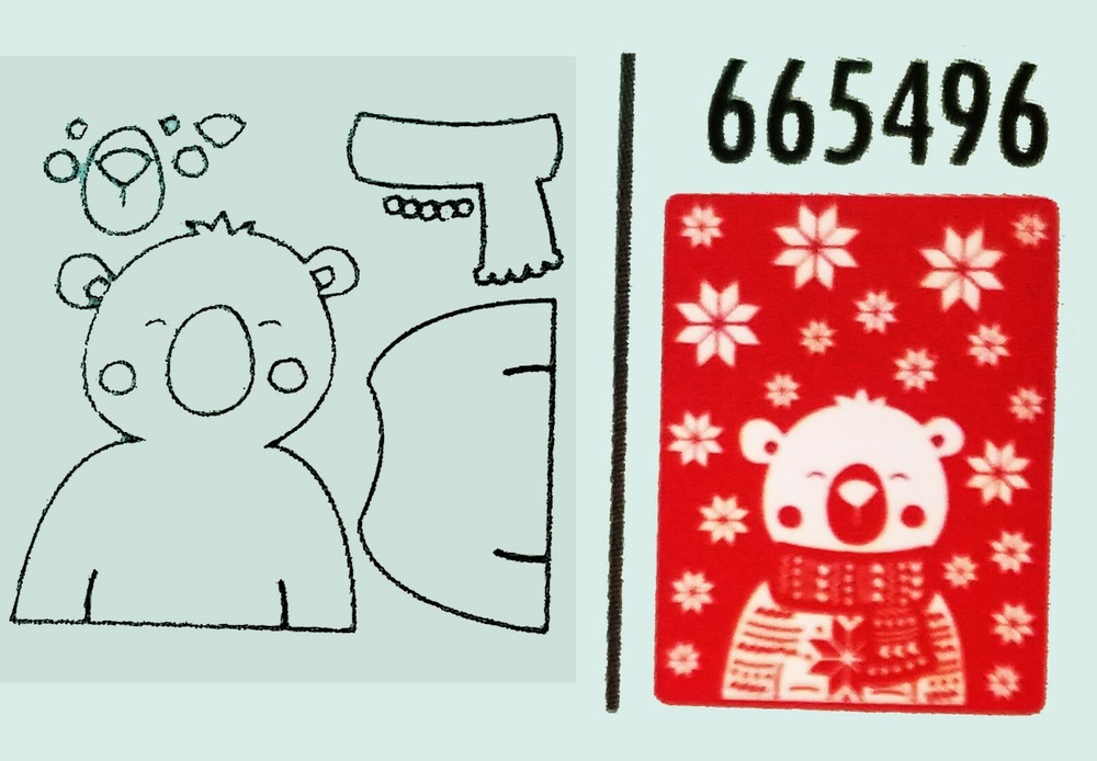 Sizzix Thinlits Cozy Bear 4pc set + emboss #665496 Retail $14.99 by Lisa Jones