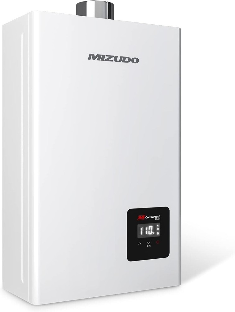 MIZUDO 100,000 BTU Propane Gas Tankless Water Heater 4.3 GPM Indoor Installation