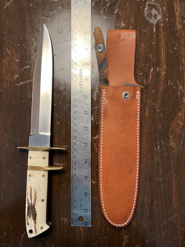 Enedino De Leon  8” Fighter ( A1) Stamp Fighter , Custom Sheath.