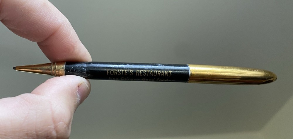 Forste’s Restaurant Mechanical Pencil 920 E Biddle St Baltimore MD