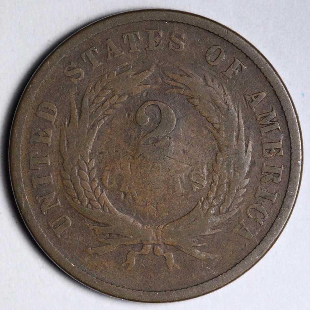 1867 Two Cent Piece FINE E164 ZWCN