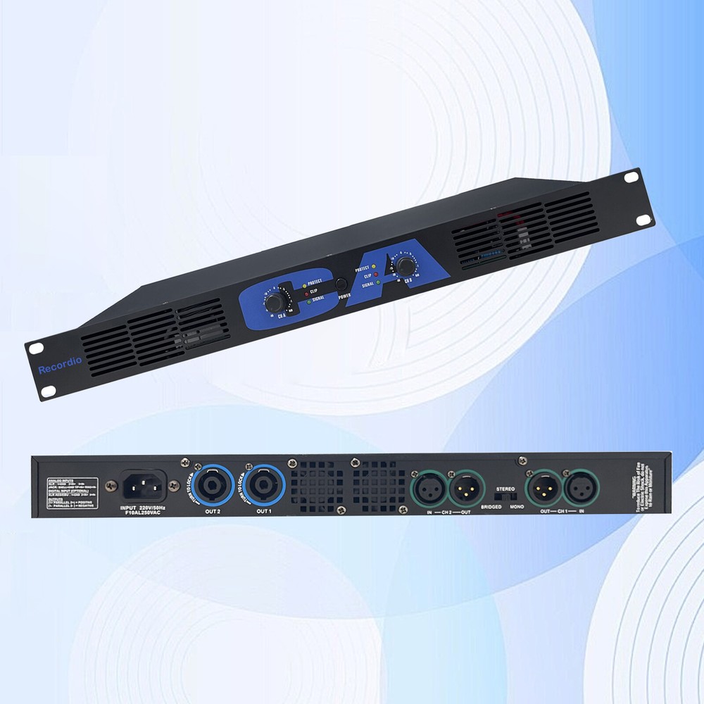 CA-450 2 Channel Digital Power Amplifier 2x900watt Class-D Bridge Function 180py