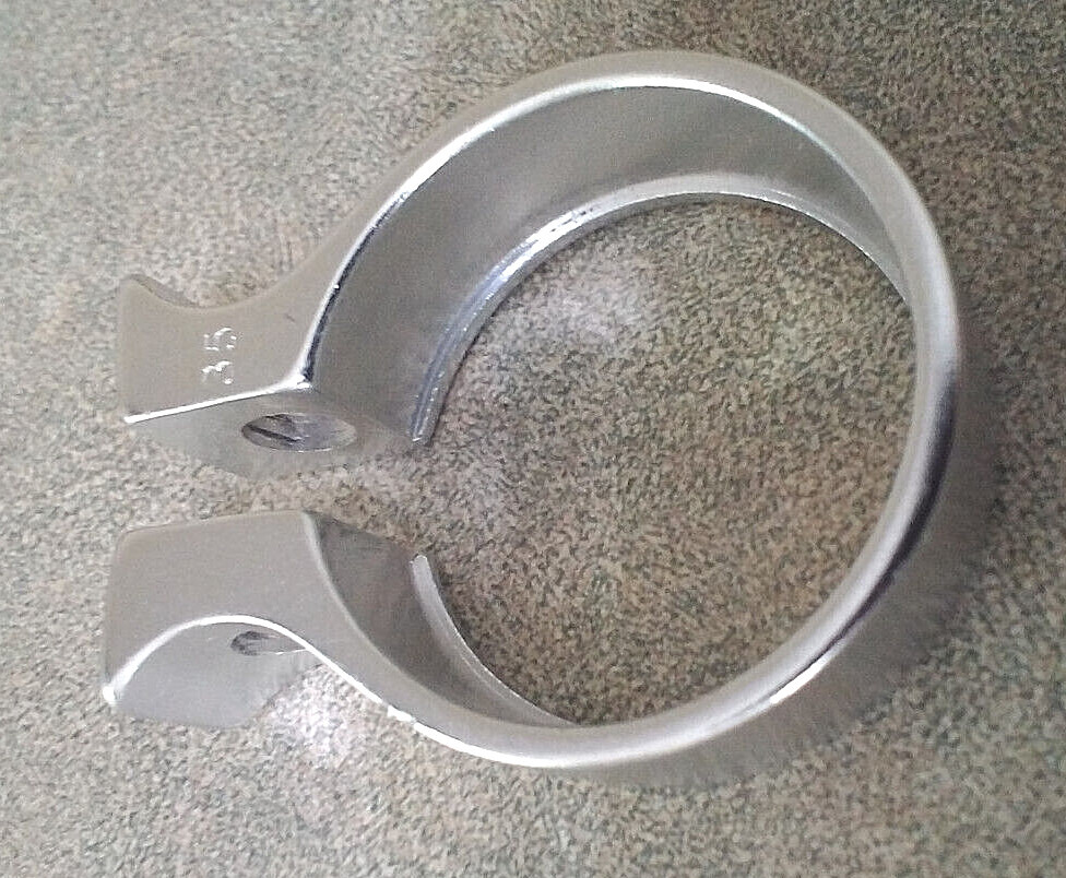 35mm ALLOY SEAT POST CLAMP silver