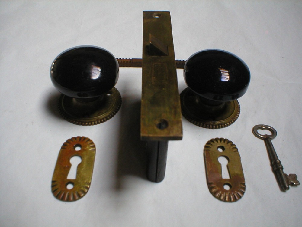 Antique Victorian Era Door Hardware