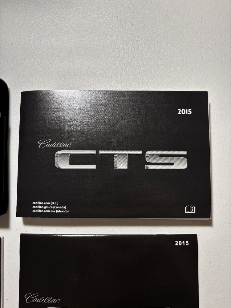 2015 Cadillac CTS Owner's Manual OEM Set