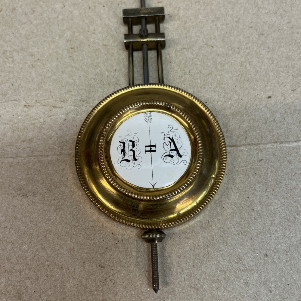 ANTIQUE CLOCK MOVEMENT PENDULUM