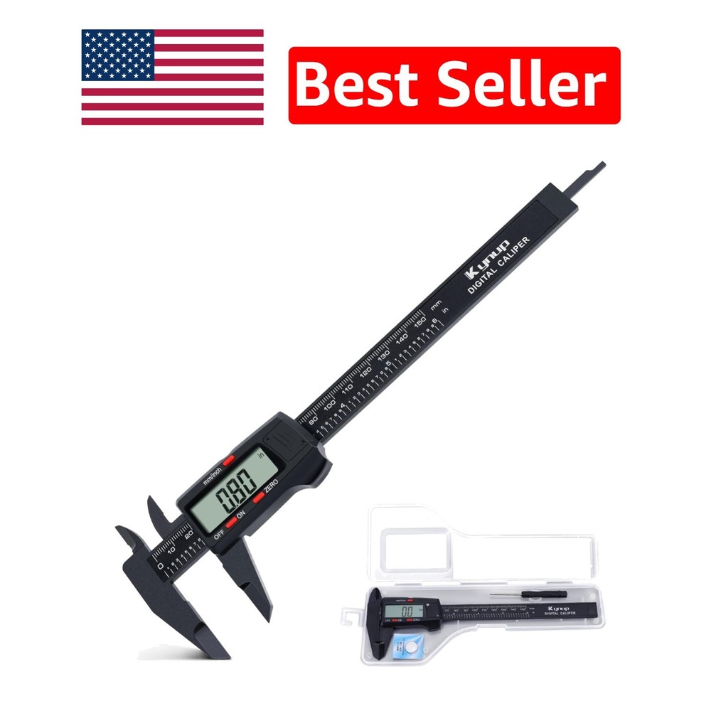 Precision Digital Caliper with LCD Screen – Auto-Off & Inch/mm Conversion
