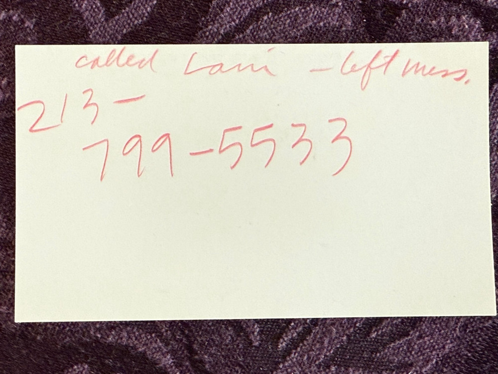 Rare Wavefront (Alias/Maya)Technologies Computer Graphic One Business Card 1987