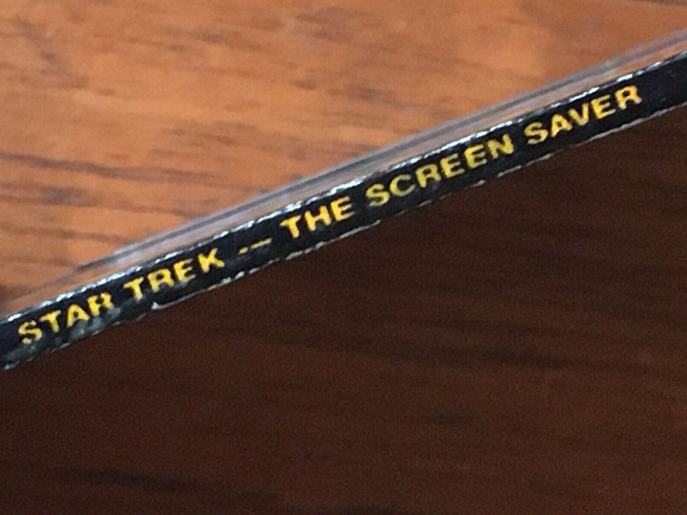 Old Floppy Disc Star Trek THE SCREENSAVER 1992 PC Berkeley Systems Windows