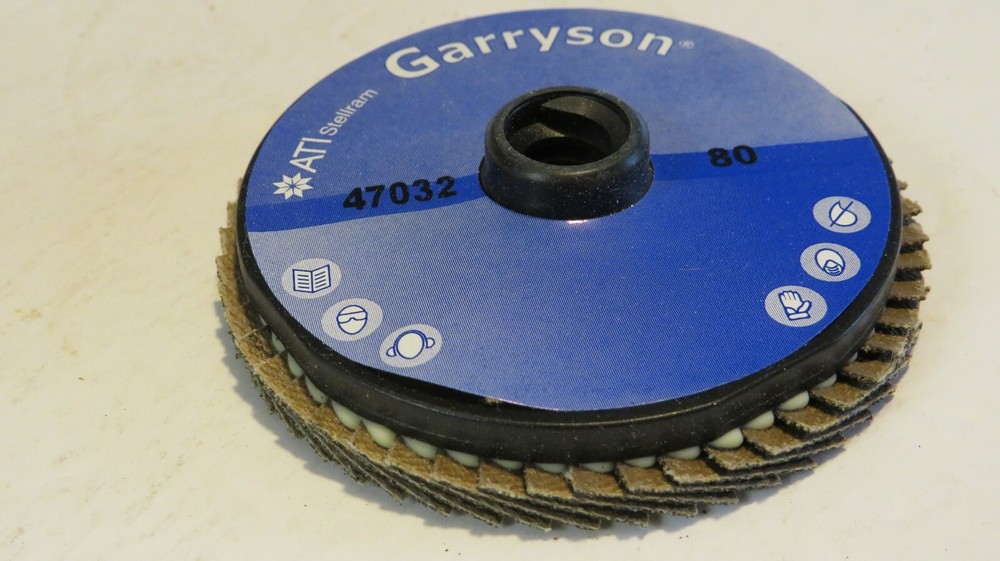 10 PACK BOX MINI FLAP DISCS 80 GRIT 3" S-TYPE ZIRCONIA