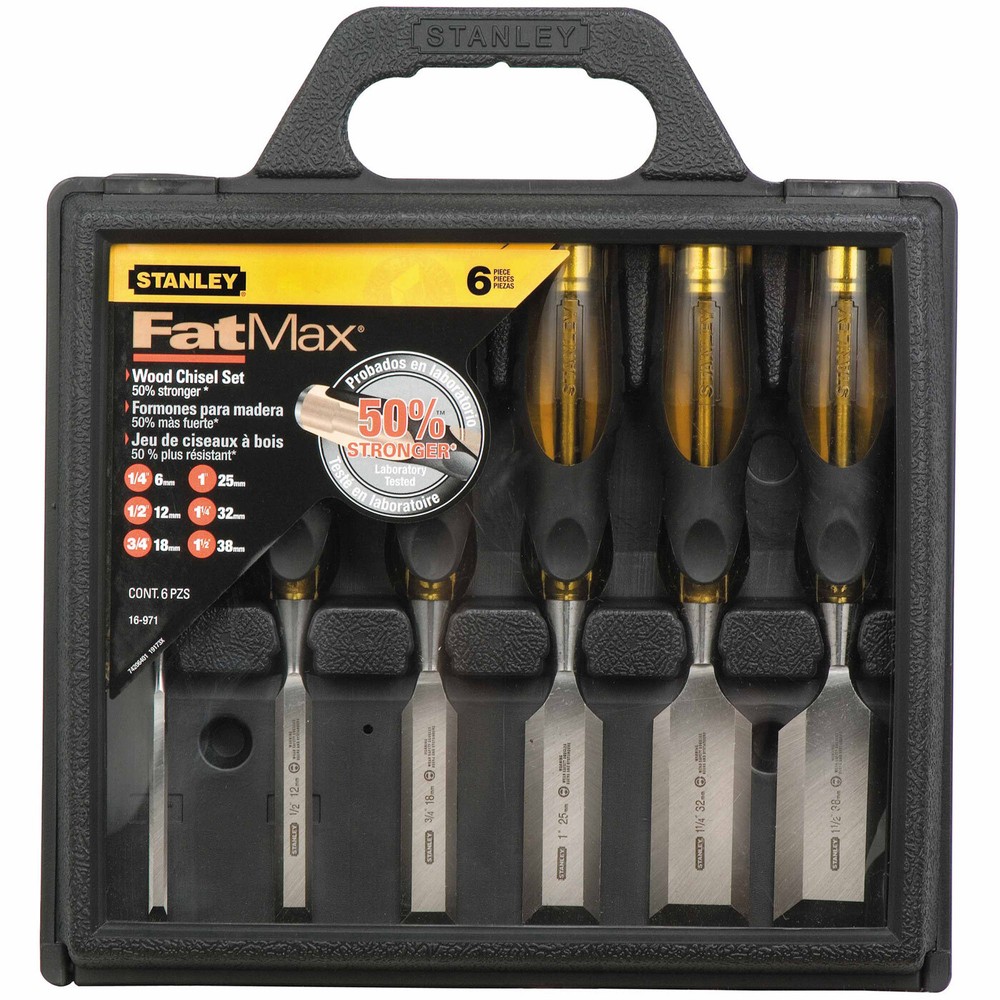 Stanley 16-971 Stanley FatMax Short Blade Chisel Set - 6 Pc.