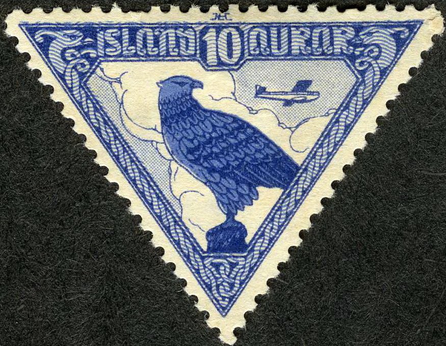 Iceland 1930 Gyrfalcon MH (SC# C3)