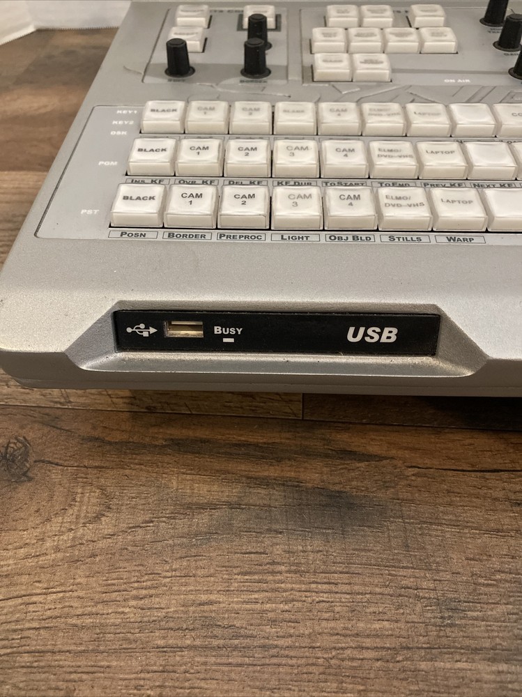 Ross Synergy 100 Switcher Control Panel - S100 C.P. Controller Power UNTESTED