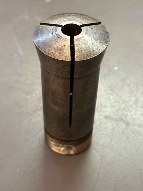 3/8" 5C Round Collet w/Internal Threads