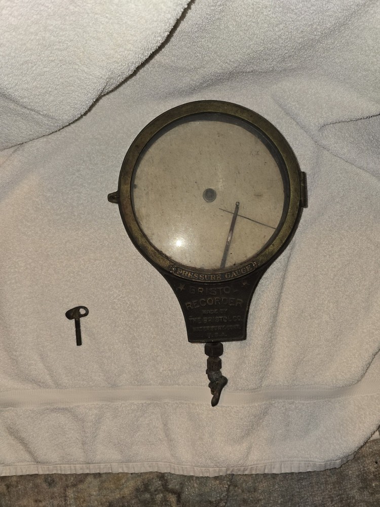 Bristol Recorder pressure gauge