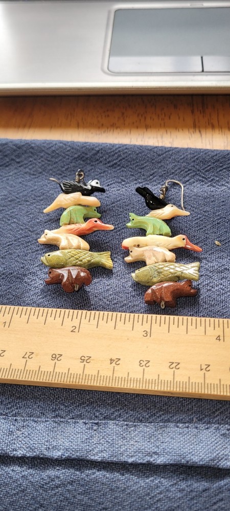 zuni fetish earrings