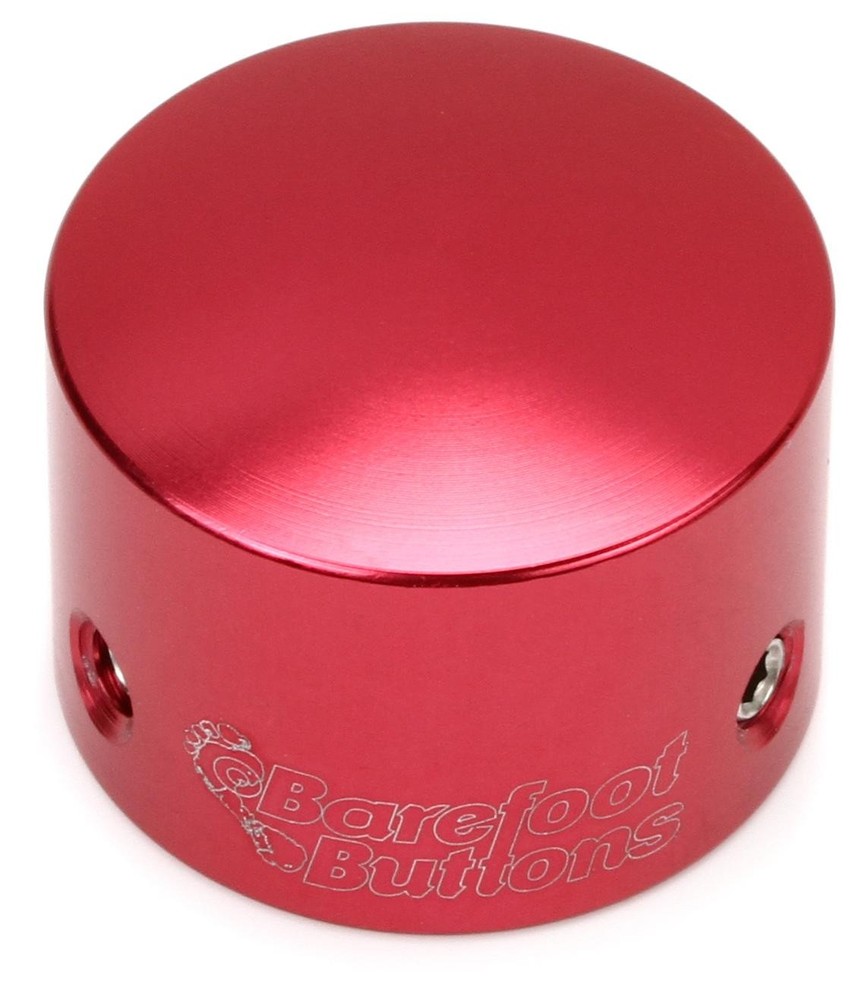 Barefoot Buttons V1 Tallboy Footswitch Cap - Red (5-pack) Bundle