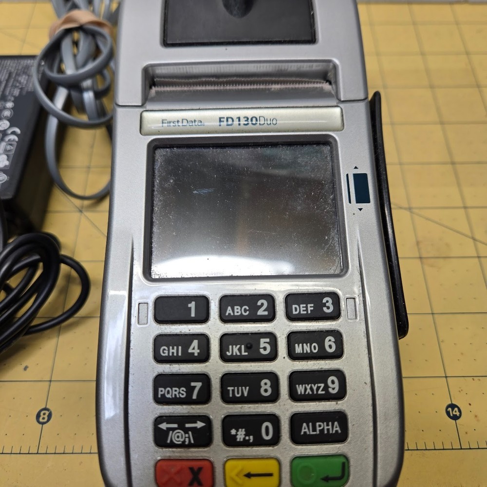 FirstData FD 130 Duo Credit Card Reader 001846064
