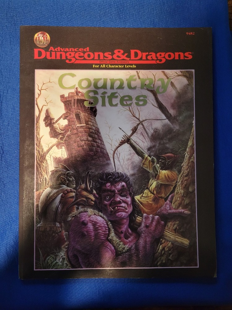AD&D Country Sites Game Accessory - Reprint