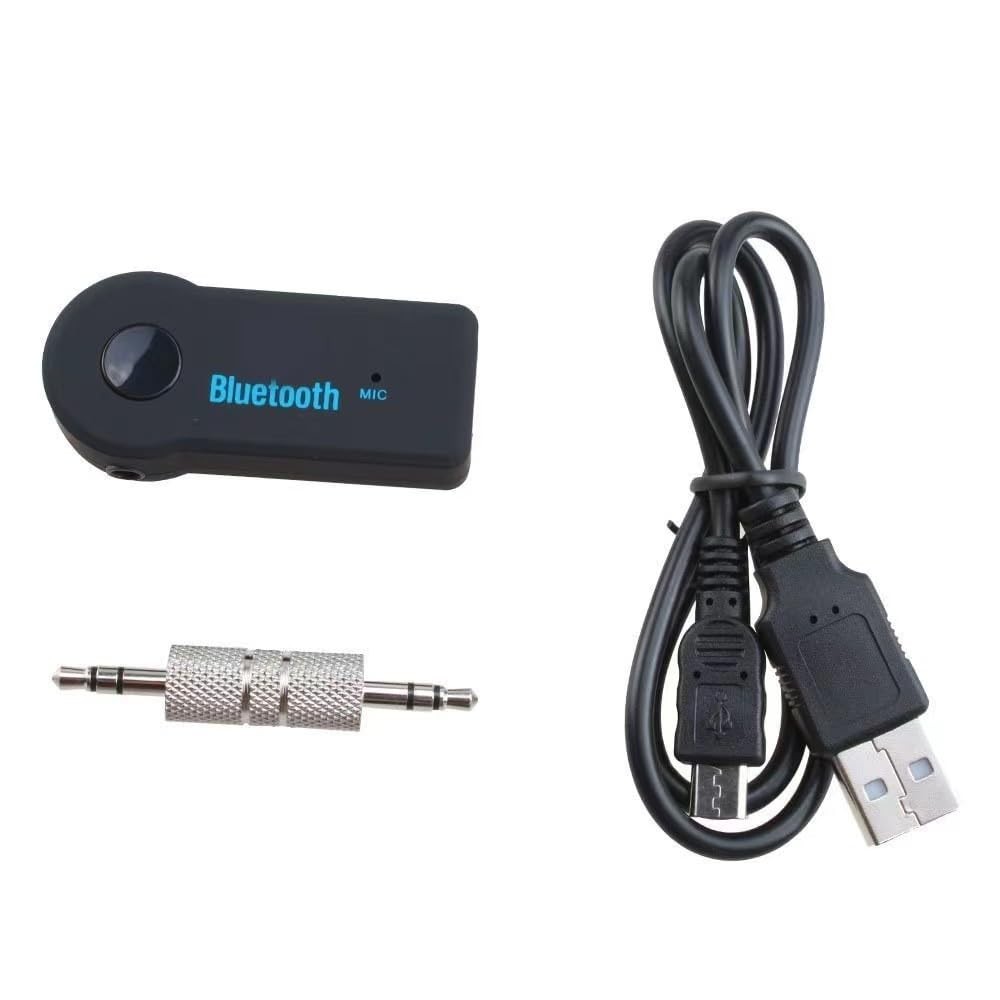 Bluetooth Transmitter Receiver Wireless Adapter: 3.5mm Aux Jack Stereo Audio ...