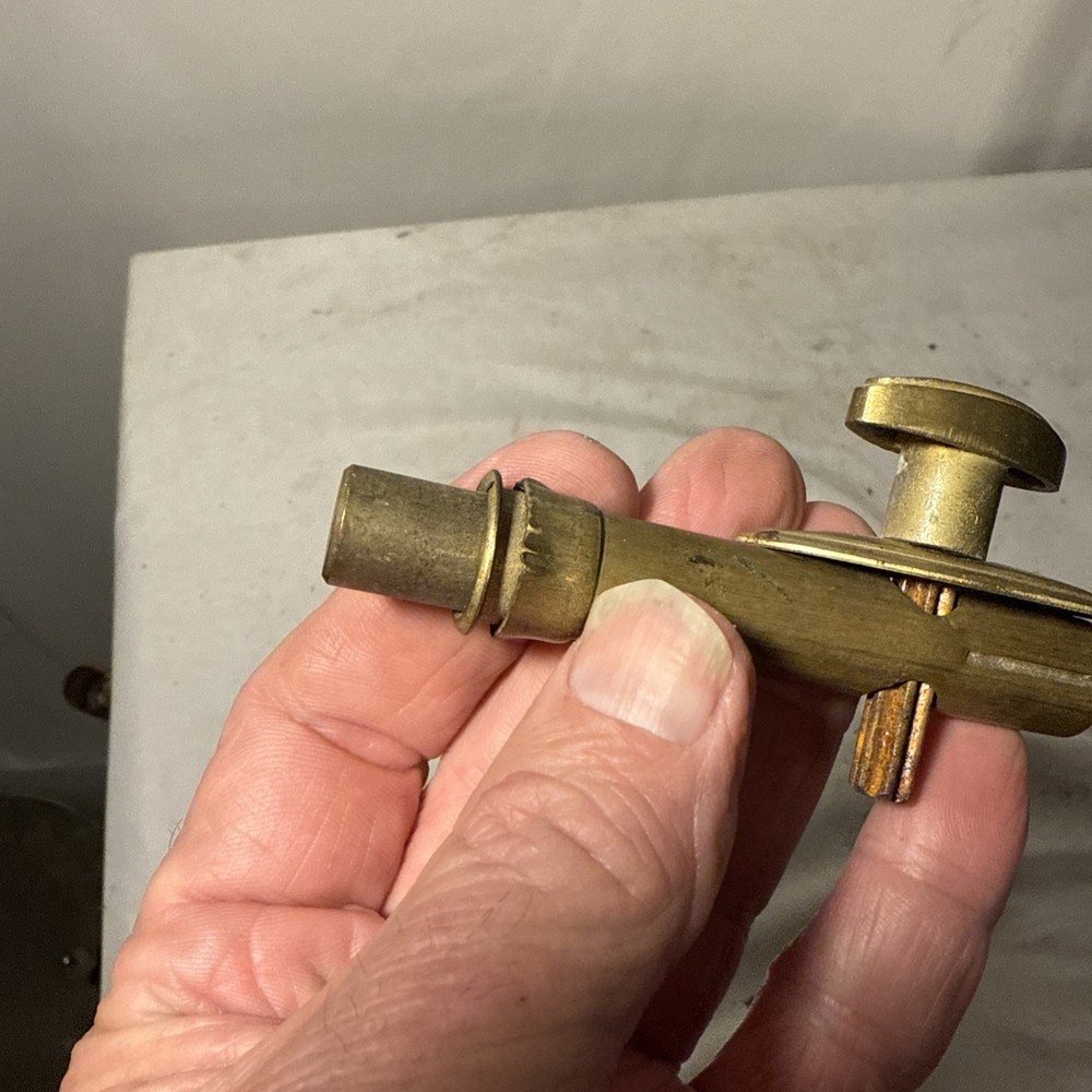 Antique Vintage Brass Mortise Deadbolt