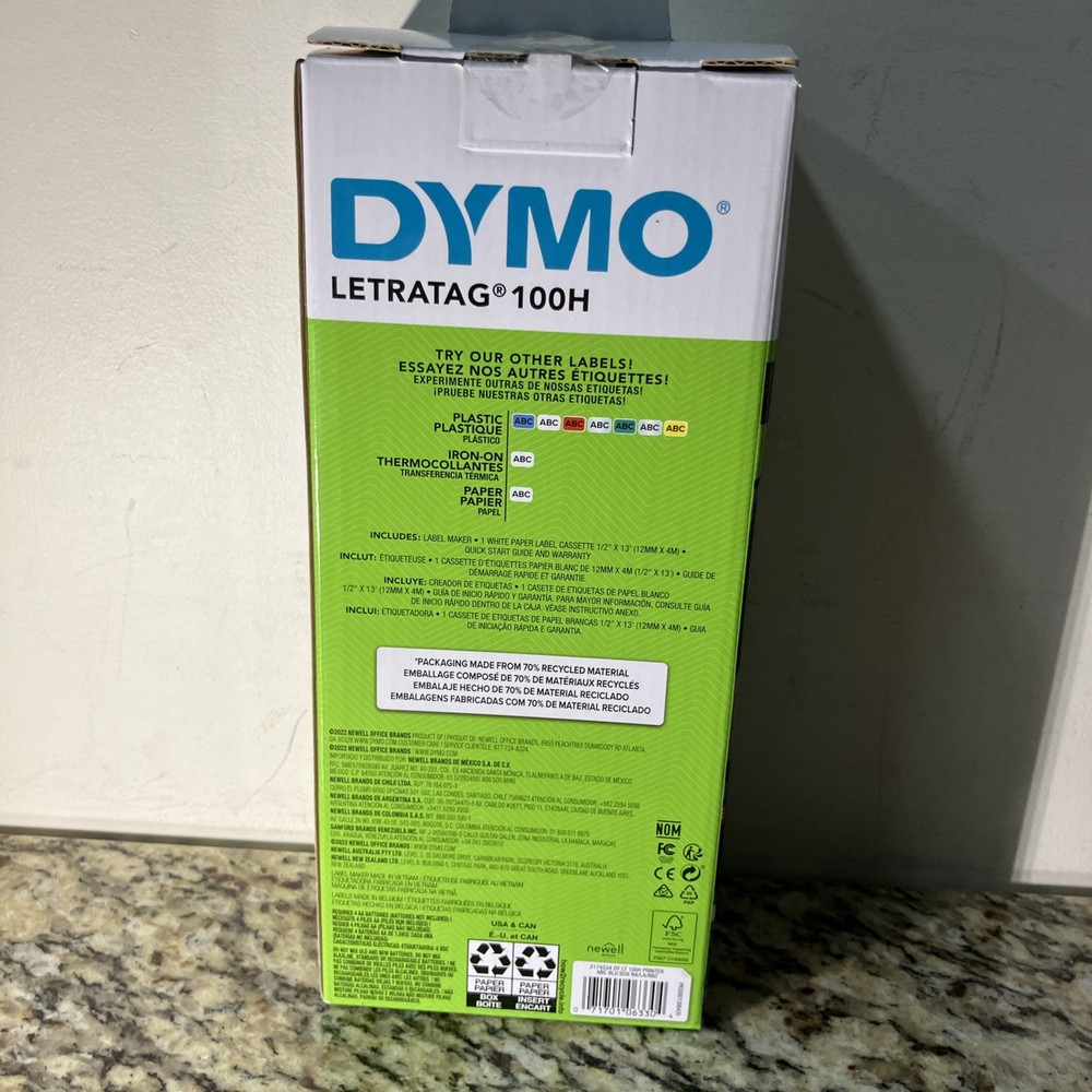 DYMO LetraTag 100H+ Label Maker Value Pack- New