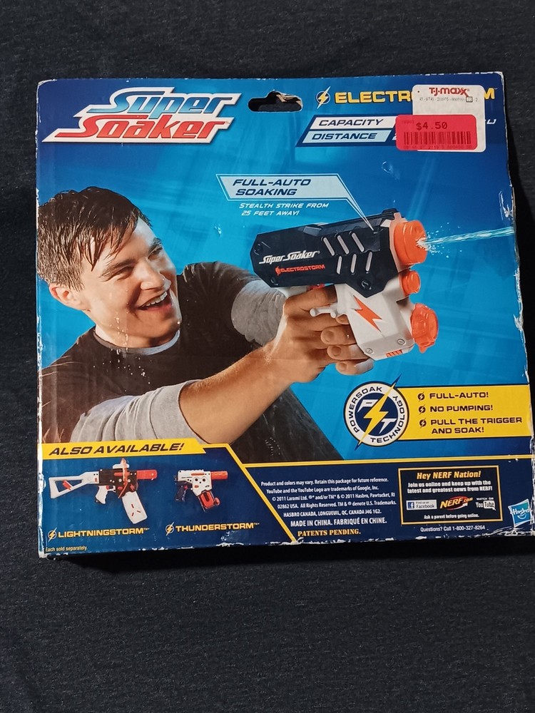 Nerf Super Soaker Electrostorm Motorized 2011 Hasbro
