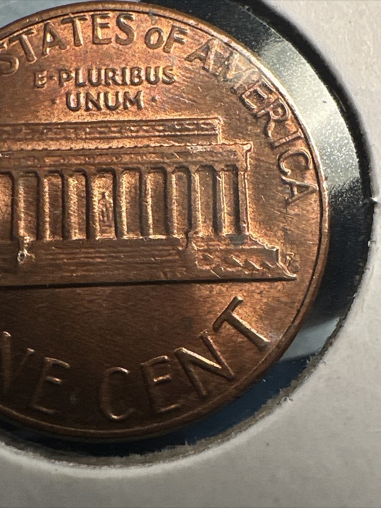 1984 Lincoln Cent With Reverse Clash Die Crack Error