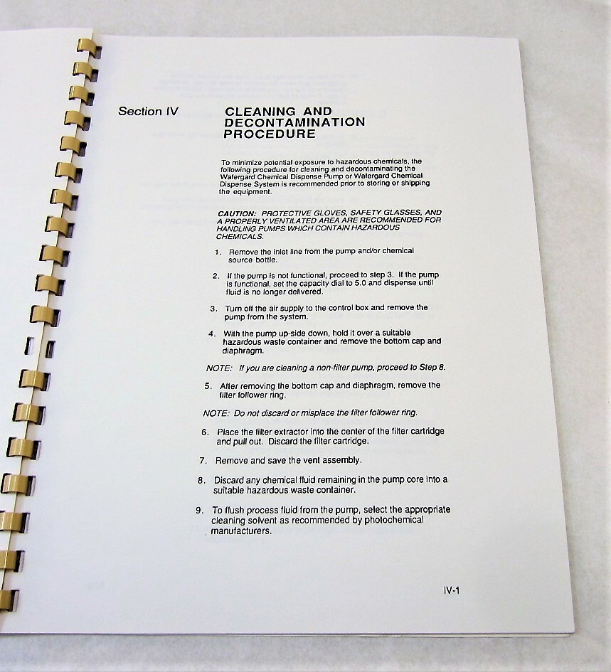 Millipore Wafergard Installation & Operating Instructions OM 165