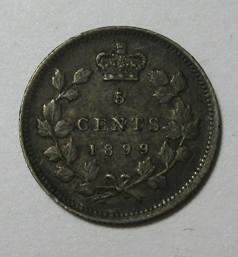 1899 Canada 5 Cents (#717AE)
