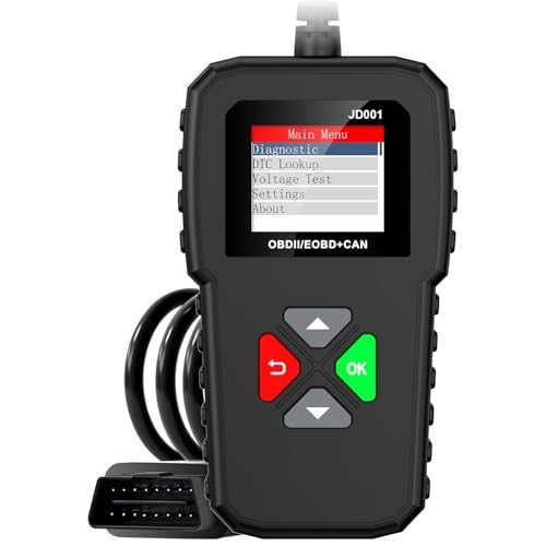 Car Code Reader OBD2 Scanner, Read and Erase Fault Codes, Automotive CAN