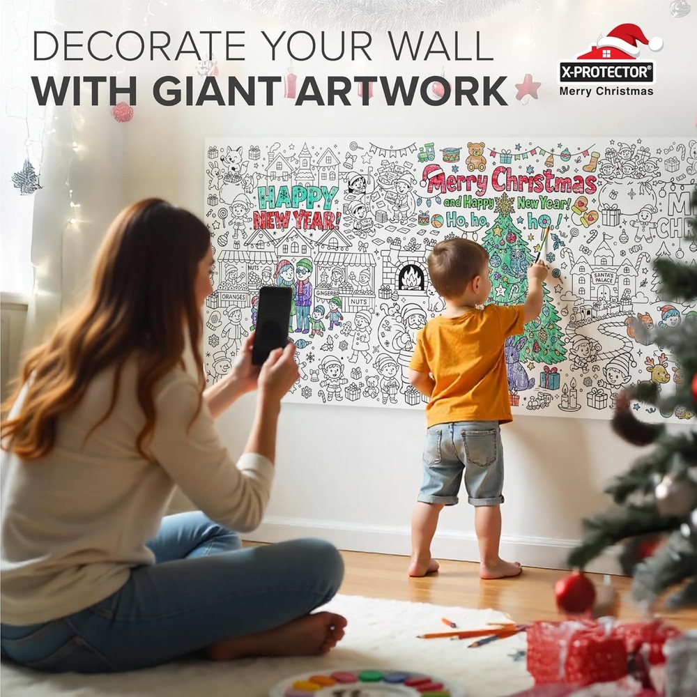 X-Protector Christmas Giant 75" x 30" (Rectangular), (Sheet)
