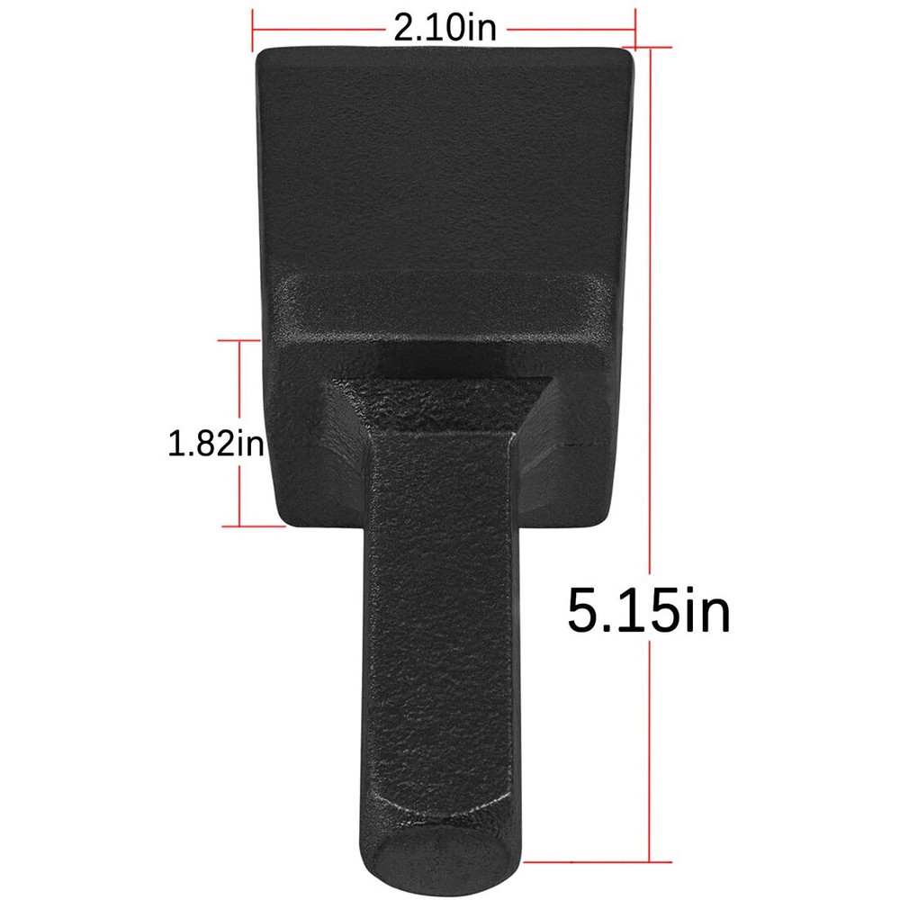Blacksmith Anvil Hardy Tool 3/4 Inch Shank Cutter Black