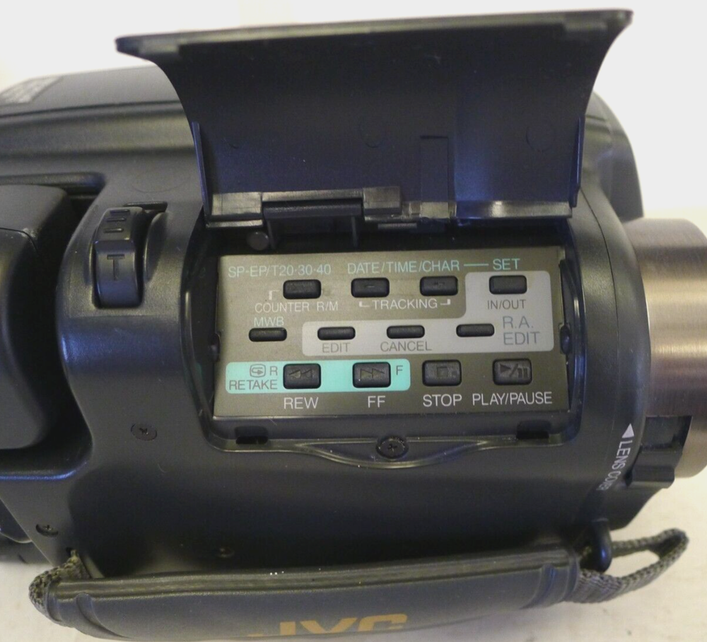 JVC Compact VHS VideoMovie Camcorder GR-AX201U with Neck Strap - UNTESTED