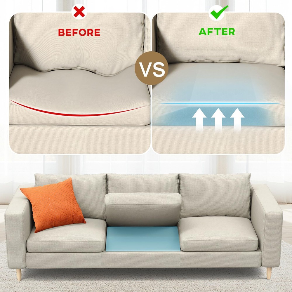 Sofa Support Cushion Trapezoid Design 40D Couch Cushion Support Suitable for ...