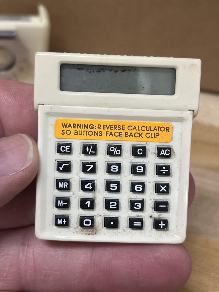 Vintage LL BEAN Script Electronic Digital Pedometer Distance Calculator Untested
