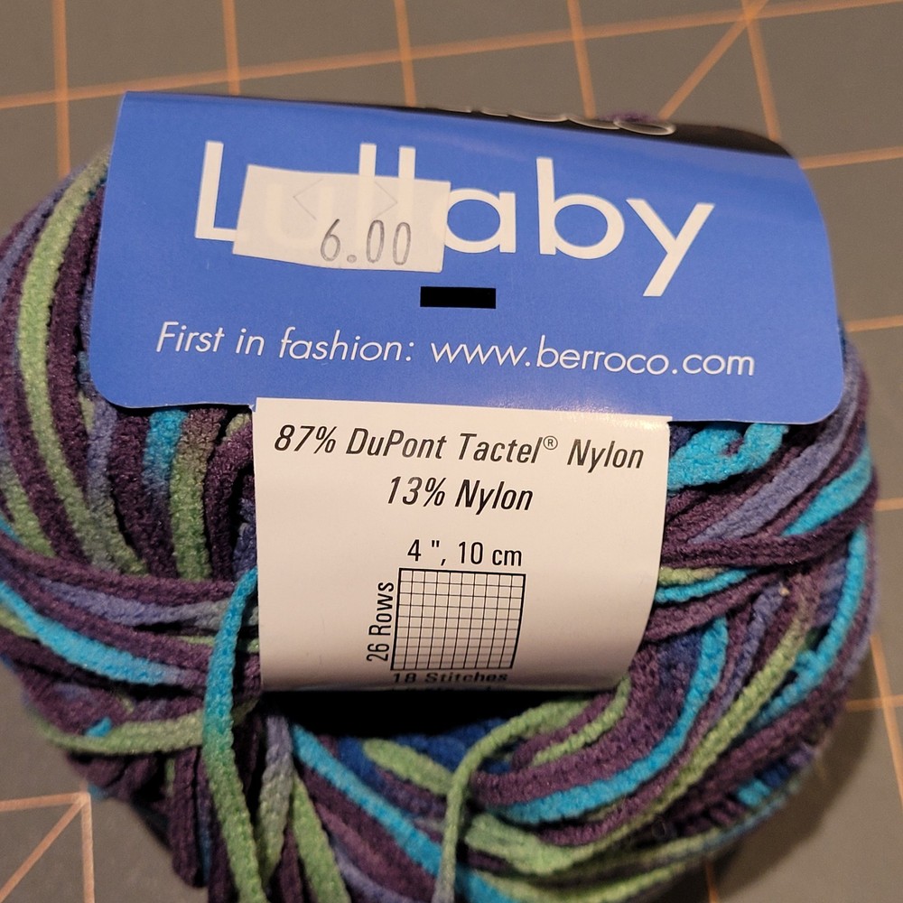 BERROCO LULLABY YARN MULTICOLOR  BLUES TURKEY   COMBINE SHIP