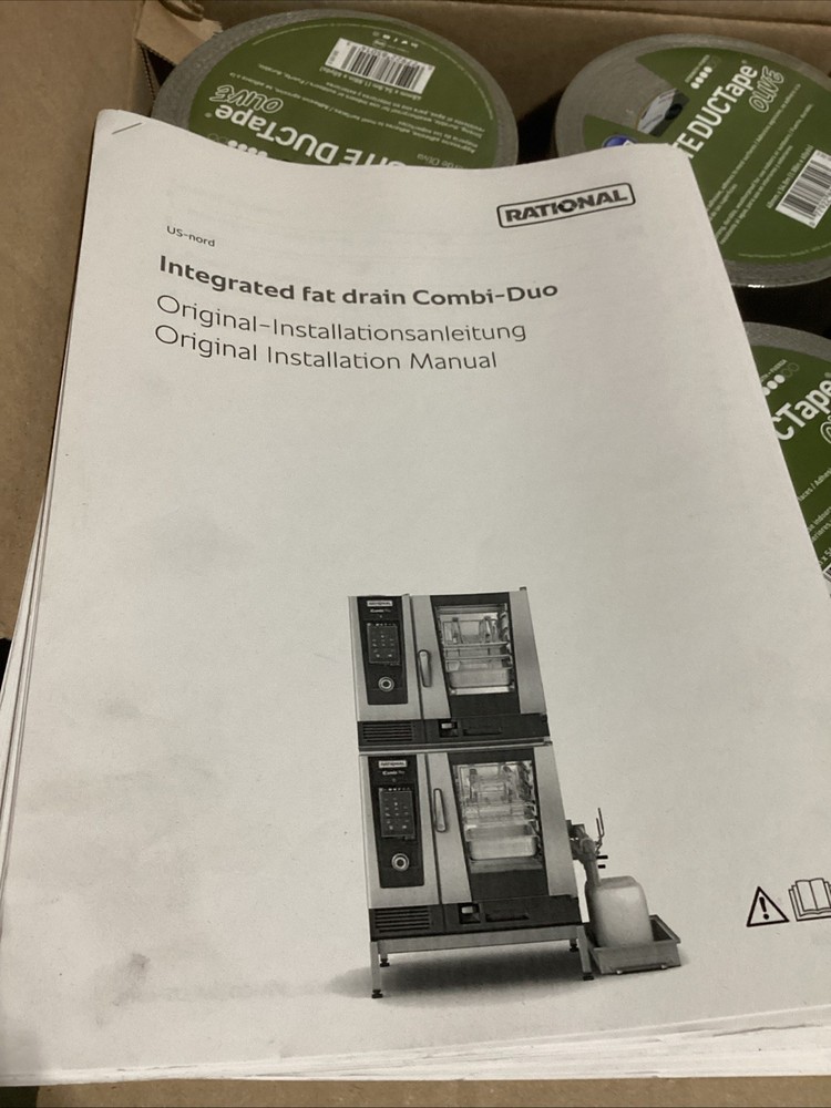 Rational 60.75.876 Integrated Fat Drain Combi Duo Mounting Kit