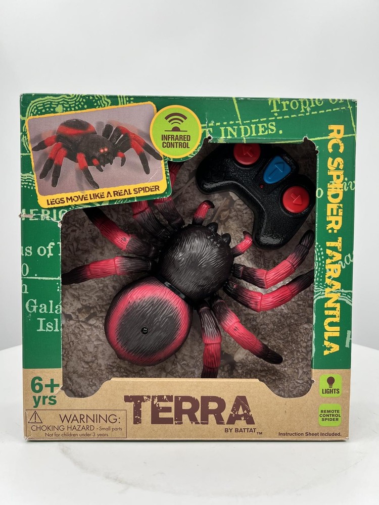 Terra by Battat – Remote Control Infrared Light-Up Spider – Tarantula